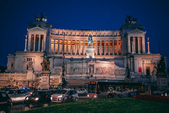 Best of Rome by Night Private Sightseeing Chauffeured Tour