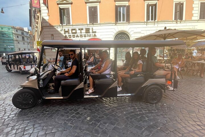 Rome in One Day Golf Cart Tour with Colosseum Entry Experiences