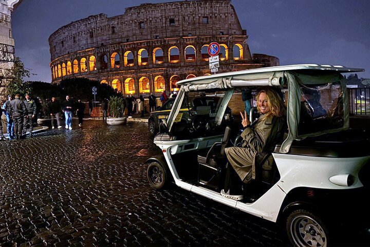 Evening Golf Cart and Prosecco Tour and Pickup Included