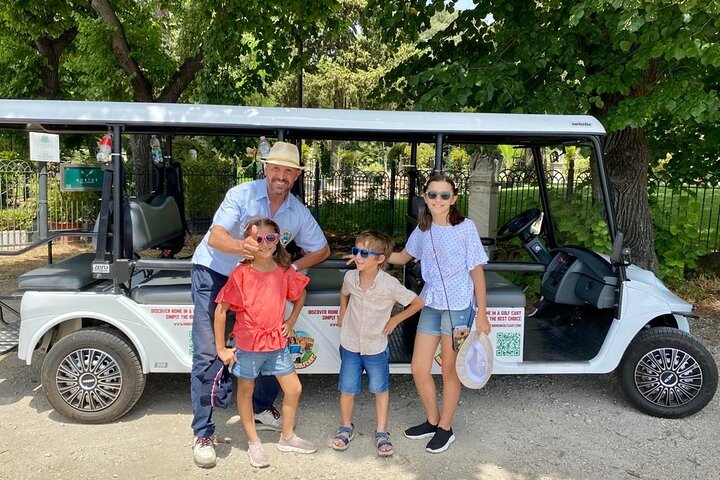 Rome: Fun Private & Group Tour in Golf Cart 1.5 hours
