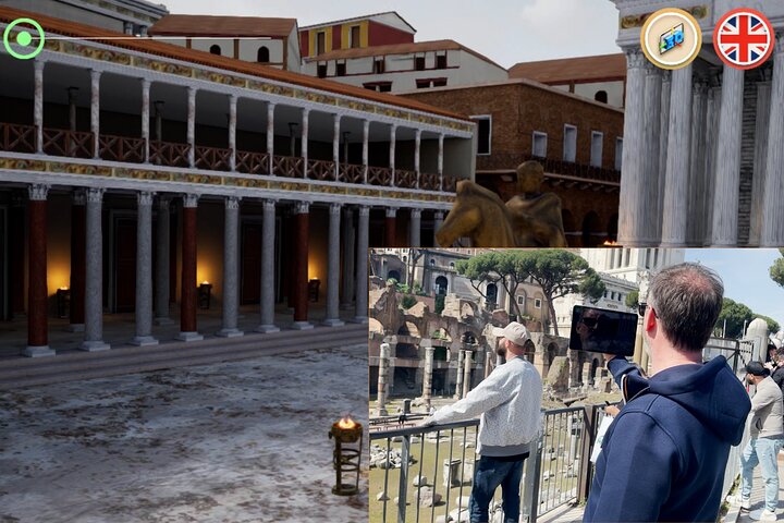 Rome Tour with 3D Augmented Reality of Imperial Fora