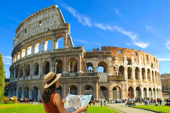 Rome: Colosseum WORLD Tour Entry with AI GUIDE APP & Arena Option