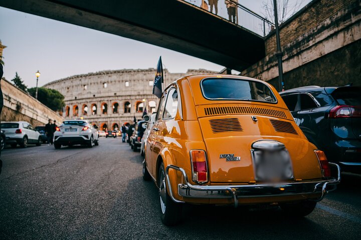Rome Fiat 500 City Center Tour