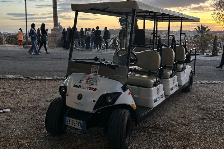 Golf Cart Tour of Rome: 3h with local guide and gelato