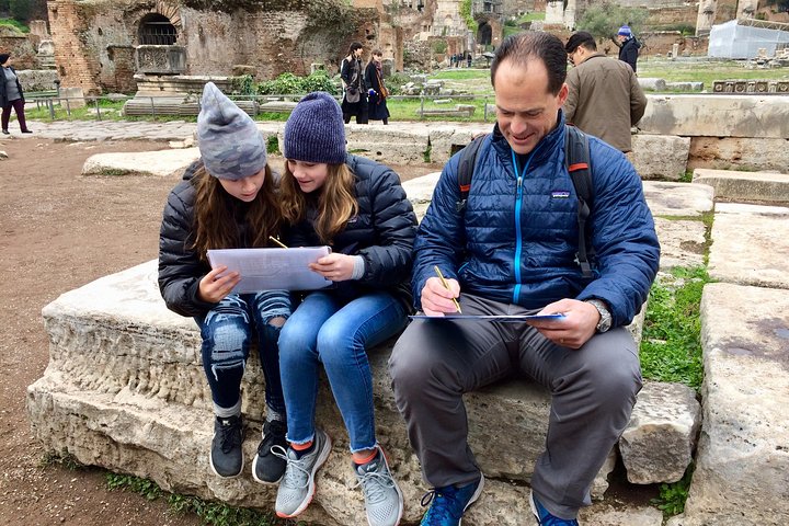 Colosseum, Roman Forum and Ancient Rome Treasure Hunt For Kids