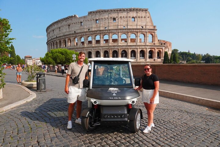 Rome: Exclusive Private Golf Cart Tour