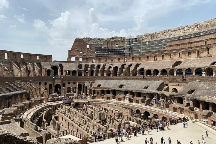 Exclusive Colosseum Arena Floor Private Tour Guide
