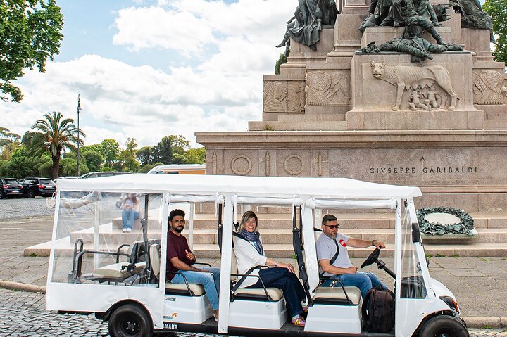 Piazza’s, Fountains, Monuments & Basilicas of Rome by Golf Cart