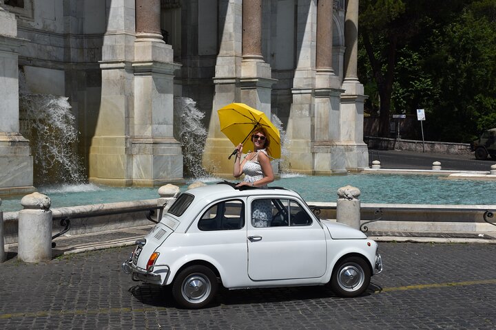 Fiat500 Private Photoshoot, with a Roman, pickup included