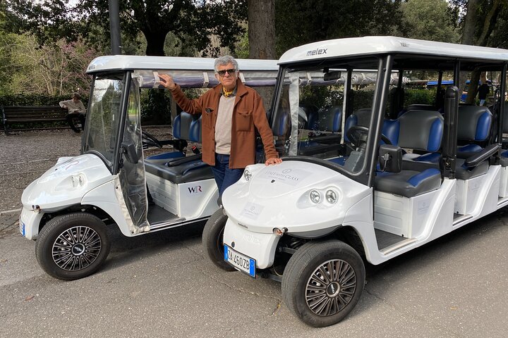3 hour Golf Cart tour of Rome with Gelato