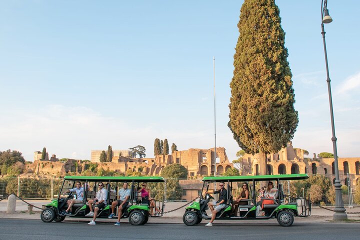 Rome Highlights by Private Golf Cart Tour