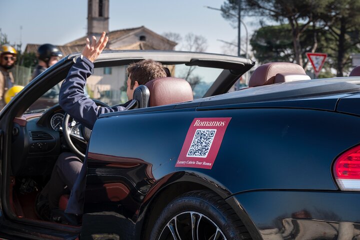 Luxury Cabriolet Tour with Italian Gastronomic Delights