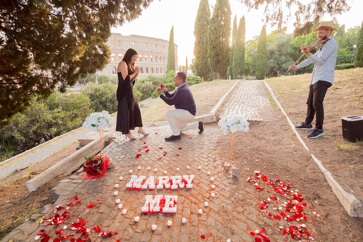 Proposal Planning and Photoshoot in Rome