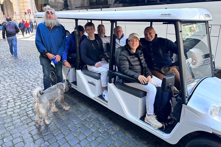 Rome: 3 Hours Golf Cart with Gelato Private & Group Tour