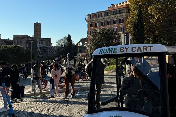 6H Golf Cart Day Tour in Rome with Lunch